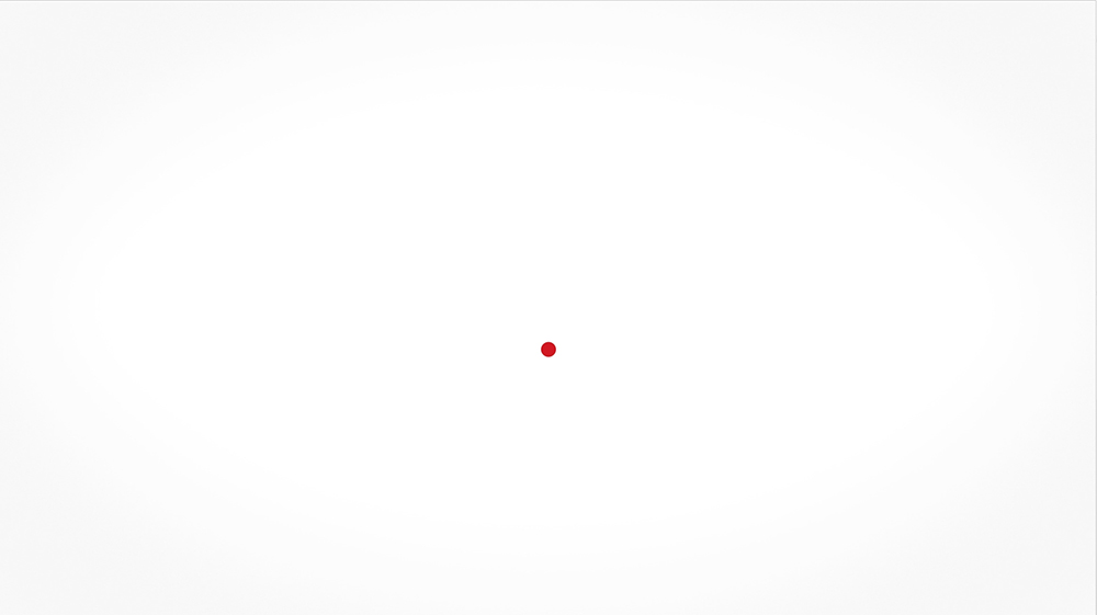 A screenshot from the Renk image-clip: white background with a red dot in the middle